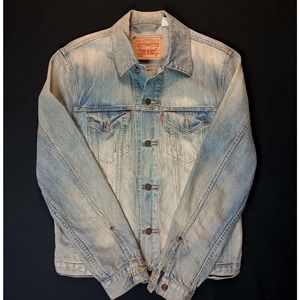 Levi's Classic Mens Trucker Jean Jacket 70589 Cotton Washed Blue Medium (2010)